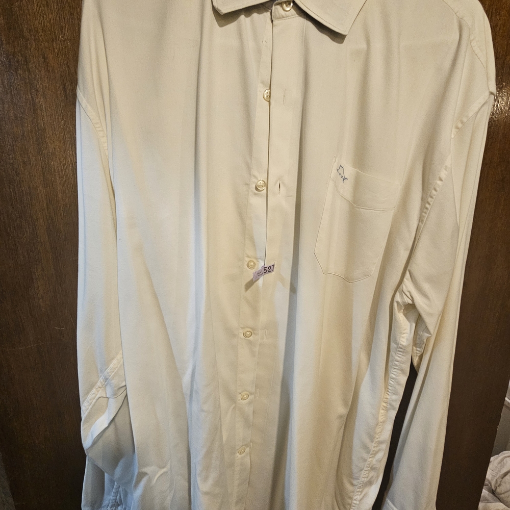 Tommy Bahama Men's Casual White Button Down Shirt